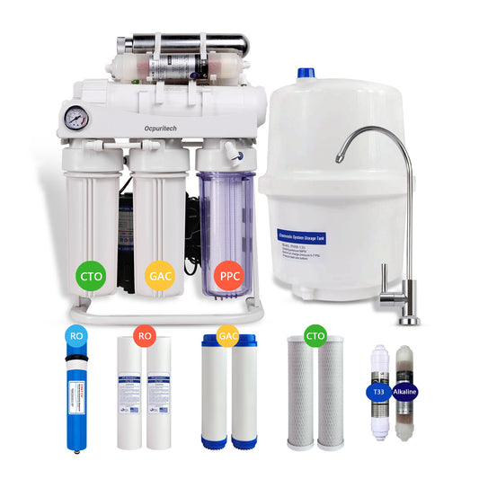 Miniaturized Water Filtration Station complete setup view