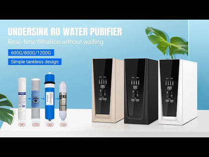 High-Capacity Tankless RO Water Purifier Under-Sink Reverse Osmosis System for Home